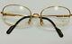 Cartier Paris 18k Gold Plated Half Frame Classic Style Beautiful Vintage Glasses