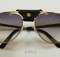 Cartier Paris special -Edition Santos DUMONT- Gold Plated Exclusive sunglasses