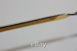 Cartier Trinity 18K Gold Plated 2-Tone Love Knot Rimless Eyeglasses 52-18-135