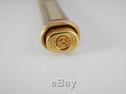 Cartier Vendome Oval Gold Plated Ballpoint Pen FREE SHIPPING WORLDWIDE