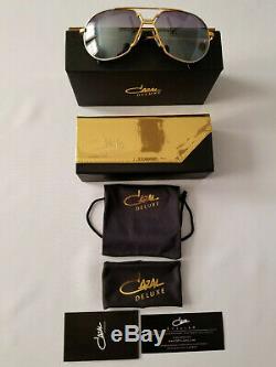 Cazal Deluxe Limited Edition Mod. 968 Col. 100 24k Gold Plated Sunglass Germany