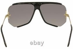 Cazal Legends Men's 850 001 Black/Gold Plated Retro Pilot Sunglasses 64mm