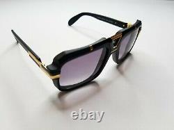 Cazal Legends Mod. 664/3 Col. 002 Matte Black Gold Plated Sunglasses Germany