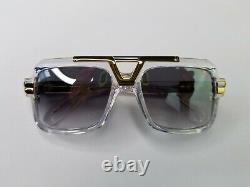 Cazal Legends Mod. 664/3 Col. 003 Crystal Gold Plated Sunglasses Made In Germany