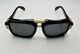 Cazal Legends Mod. 669 Col. 001 Black Gold Plated Sunglasses Made In Germany