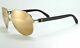 Chanel 4207 395/t6 Pale Gold / Brown /w 18ct Gold Plated Mirror Sunglasses