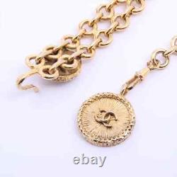 Chanel COCO Mark Chain Belt Gold Plated Gold