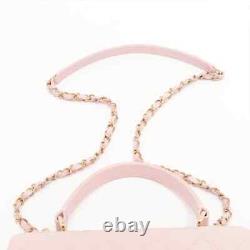 Chanel Trendy CC Lambskin 2WAY Handbag Plate Pink Gold Metal 31 Series A92236