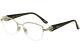 Chopard Eyeglasses A93s 0579 Black/23kt White Gold Plated Optical Frame 53mm