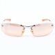 Christian Dior Sunglasses Gold Plated Brown