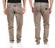 Dolce&gabbana'14 Gold' Slim Straight Metal Plate Stone Wash Jeans New Nwt