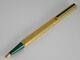 Dunhill Dress Gold Plated And Green Ballpoint Pen Rare