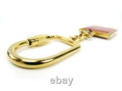 Dunhill Keychain Gold Plated Used Auth C3633