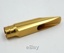 Eastern music Gold plated metal saxophone tenor mouthpiece packed with pouch