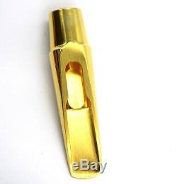 Eastern music New Gold plated metal Alto Saxophone mouthpiece size 5-8 for Jazz