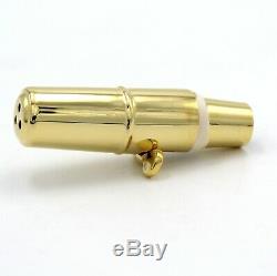 Eastern music New Gold plated metal soprano saxophone mouthpiece size 6-7 Jazz