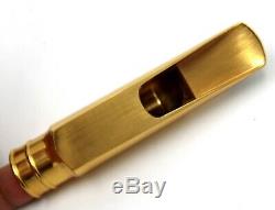 Eastern music professional Gold plated metal Tenor Saxophone mouthpiece 7 Star