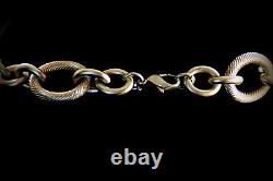 Elegant 18k Gold Plated Chunky Link Chain Heavy Choker Necklace Unisex Jewelry