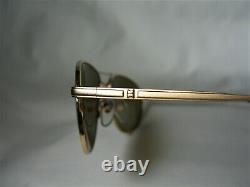 Eschenbach sunglasses gold plated Aviator oval men's women's frames NOS vintage