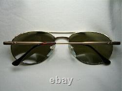 Eschenbach sunglasses gold plated Aviator oval men's women's frames NOS vintage