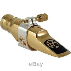 Ever-Ton Strength #8 Metal Gold Plated Alto Sax Mouthpiece Made in Brazil
