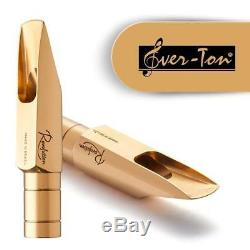 Ever-ton Revolution 8 Metal Gold Plated Tenor Sax Mouthpiece Made in Brazil