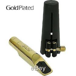 Ever-ton Revolution 8 Metal Gold Plated Tenor Sax Mouthpiece Made in Brazil