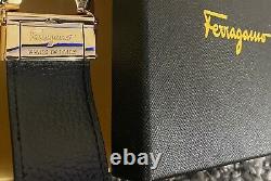 Ferragamo Belt Golden-Plated Buckle For Men Size 32-34-36-38 / 110-115cm