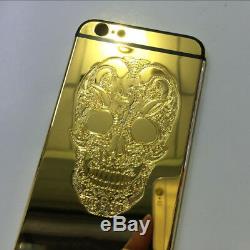 For iPhone 6 6s plus Limited 24K Gold Plated Back Housing Battery Cover Frame
