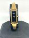 Gucci 1500 Quartz Women's Watch Vintage Rectangle Gold Plated Swiss Made