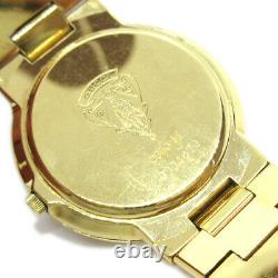 GUCCI 3300M Quartz Men's Wristwatch Watch Gold-plated Authentic 36856