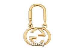 GUCCI Gold Plated Carabiner Key Ring F01027