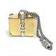 Gucci Old Gucci Trunk Bag Charm Key Holder Gold Plated / Metal Silver X Gold