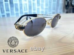 Gianni Versace Mod S68 Sunglasses Gold Plated Made In Italy