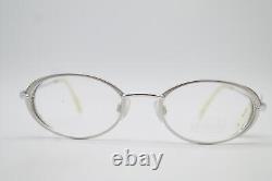 Glasses DANIEL SWAROVSKI S050 Gold plated Silver Oval Frames New