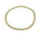 Gold Plated Sterling Silver Byzantine Necklace 18in