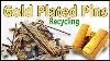 Gold Recovery From Gold Plated Connector Pins Gold Plated Pins Recycling Easy Method
