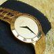 Gucci 3300m 18k Gold Plated Men's/women's Watch With Gold Dial 33 Mm (nr648)