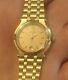 Gucci 9200l Gold Plated Swiss Quartz Withsecond Hand & Date Good Condition