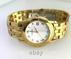 Gucci Gold Plated Watch 5400M Date Watch 8inch For Men