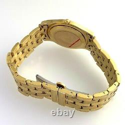 Gucci Gold Plated Watch 5400M Date Watch 8inch For Men