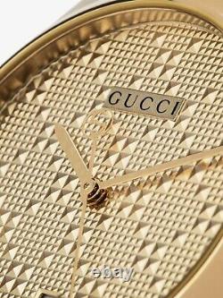 Gucci watch G-Timeless 38MM UNISEX Gold PVD plated mod. YA126461A
