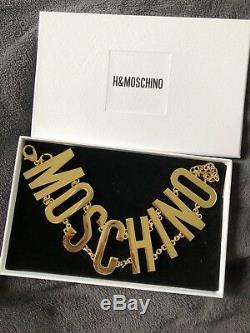 H&M Moschino Gold plated Choker Necklace H&Moschino