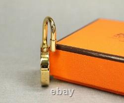 HERMES 2003 ANNEE MEDITERRANEE Gold-Plated Cadena Lock Bag Charm