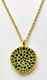 Hsn Joya 14k Gold Plated Sterling Silver Emerald Gemstone Pendant 16 Necklace