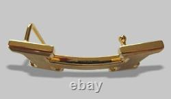 Hermes Plated Brushed Gold Buckle H 32mm, New