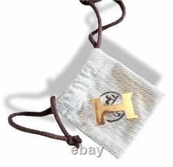 Hermes Plated Gold MINI CONSTANCE Buckle 24 mm, New with Pochette and White Box