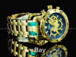 INVICTA Men's MOTO Scuba 3.0 Chronograph 18K Gold Plated SS Bracelet Watch