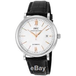 IWC Portofino Automatic Silver-plated Dial Men's Watch IW356517