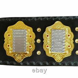 IWGP Heavyweight Championship Title Belt Gold Plated Metal Plate Adult Brand New